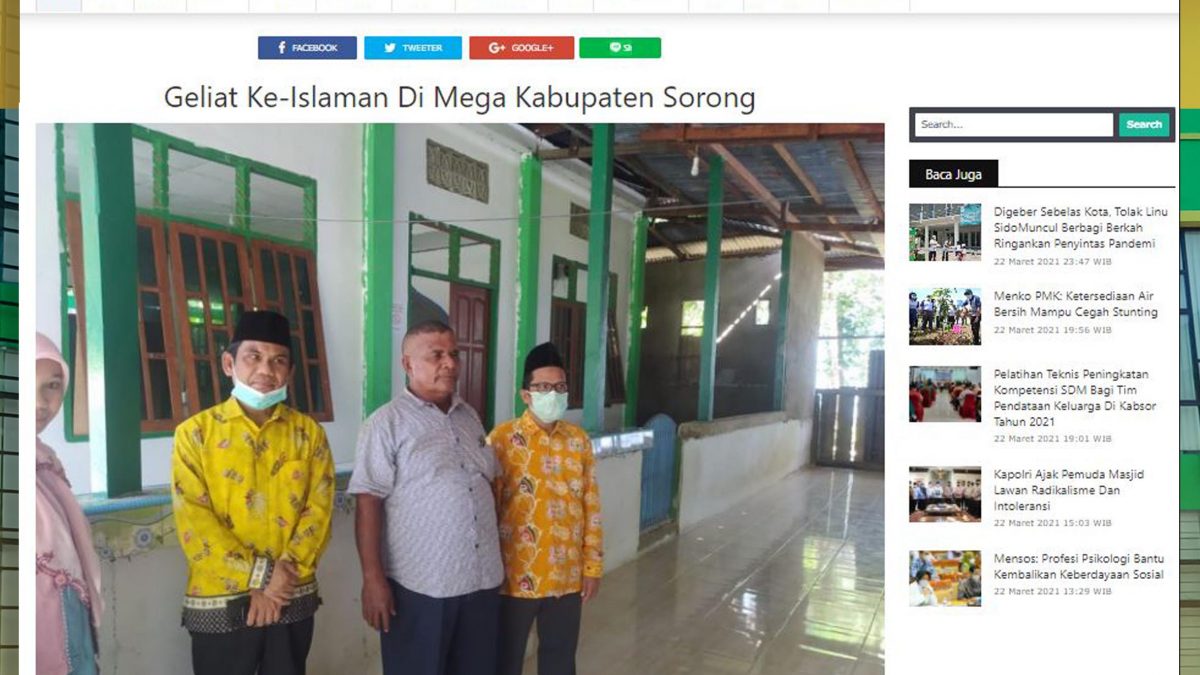 Geliat Ke-Islaman Di Mega Kabupaten Sorong