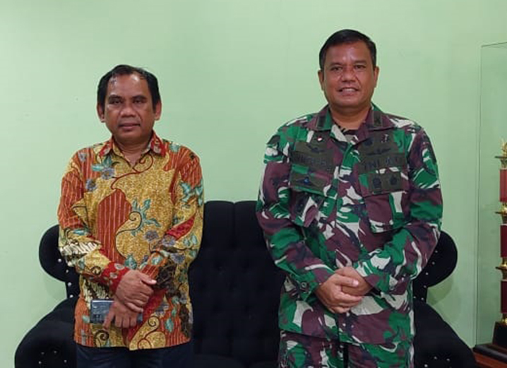 Jalin Sinergitas, Rektor IAIN Sorong Silaturahmi dengan KASREM 181/Sorong