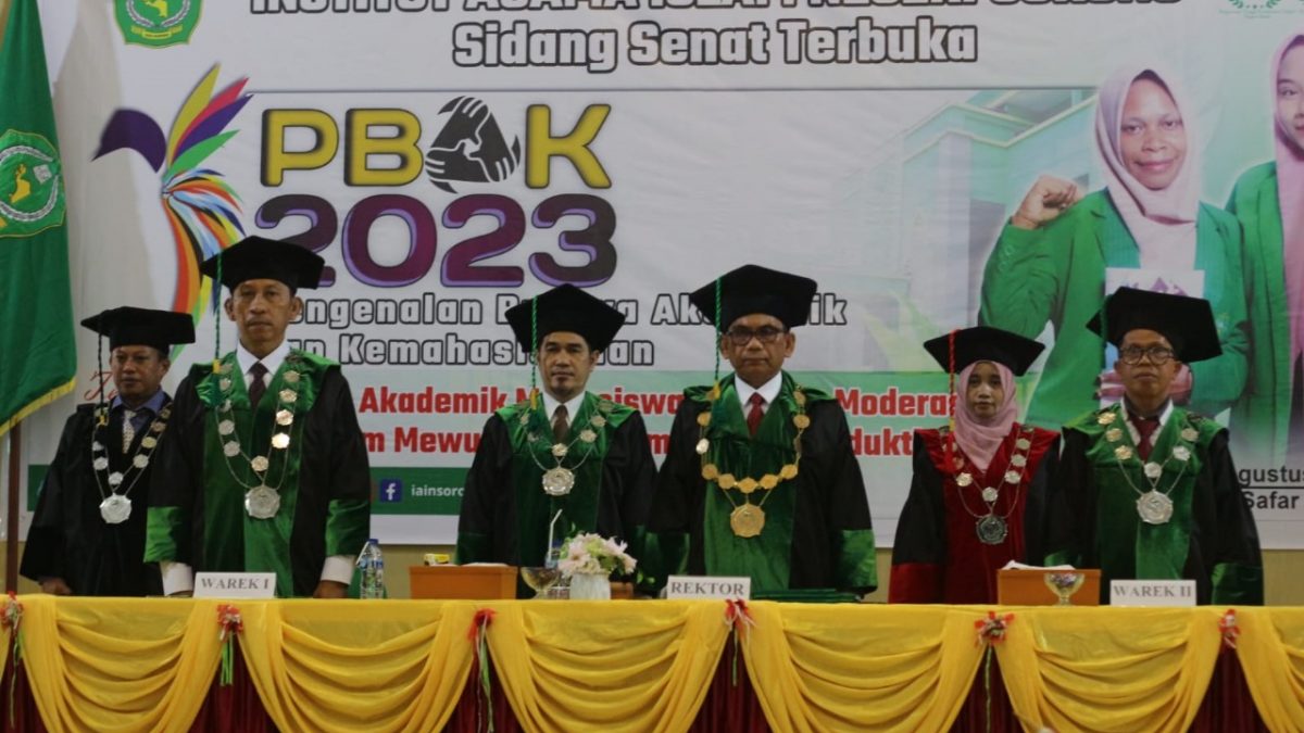 Pembukaan Pengenalan Budaya Akademik dan Kemahasiswaan (PBAK) IAIN Sorong Tahun Akademik 2023-2024