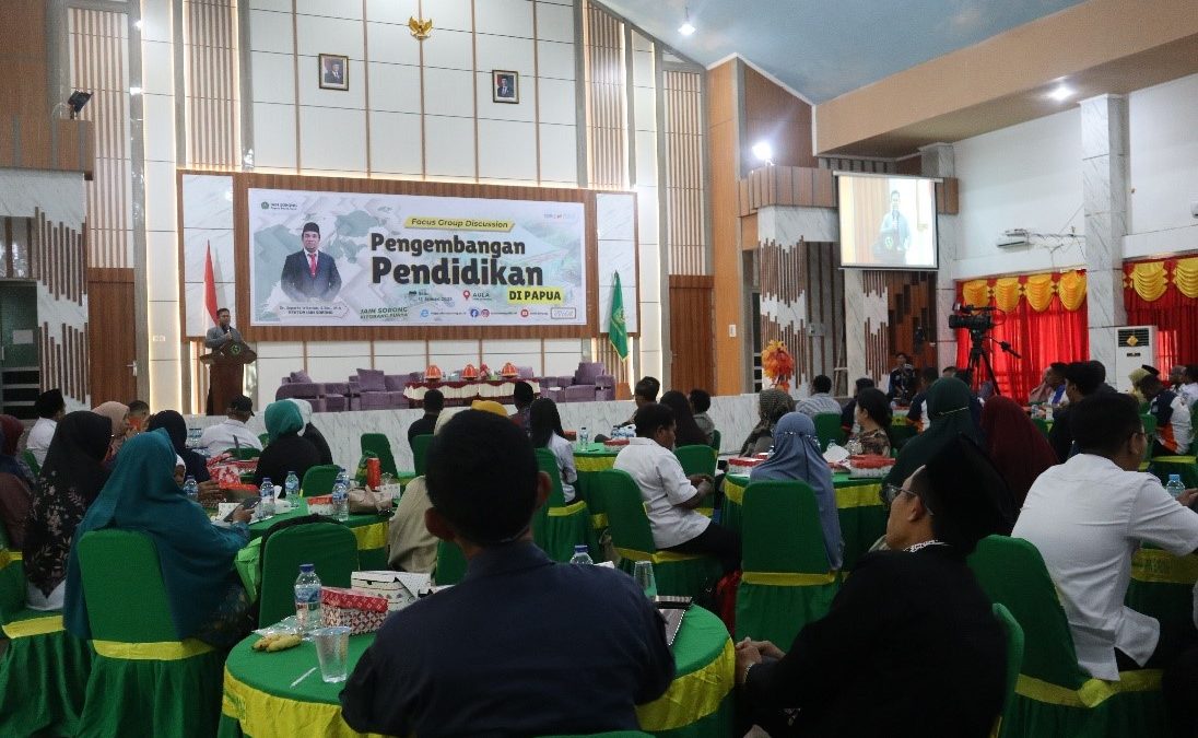 Gandeng Kepala Sekolah Se-Sorong Raya IAIN Sorong Laksanakan “FGD Pengemb angan Pendidikan di Tanah Papua”.