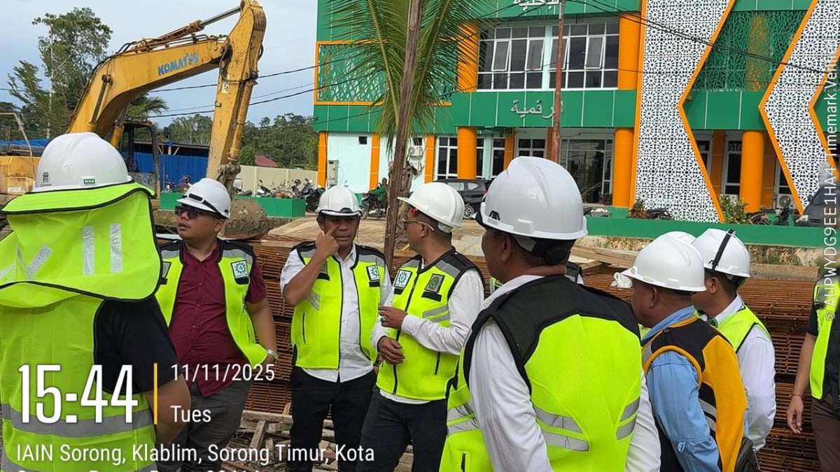 Tim Itjen Kemenag Tinjau Pembangunan Gedung Pendidikan Terpadu SBSN 2025 di IAIN Sorong