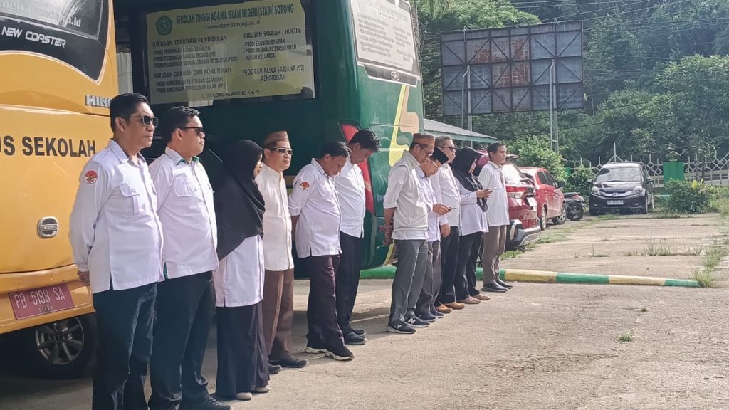 suasana apel senin pagi 23 Februari 2026 02