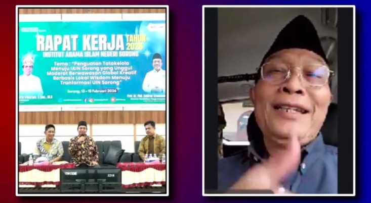 Raker IAIN Sorong tahun 2026 kehadiran Prof. Dr. Phil. Sahiron Syamsuddin, MA