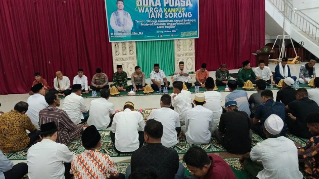 IAIN SORONG GELAR BUKA PUASA BERSAMA PENUH INSPIRASI, DORONG GENERASI UNGGUL BERKARAKTER KUAT