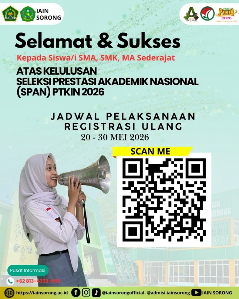 IAIN SORONG TETAPKAN KUOTA 2026, PERKUAT KOMITMEN KUALITAS DAN PELAYANAN PRIMA DALAM SELEKSI MAHASISWA BARU