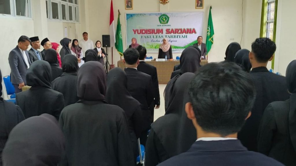 FAKULTAS TARBIYAH IAIN SORONG YUDISIUMKAN 23 CALON SARJANA PENDIDIKAN