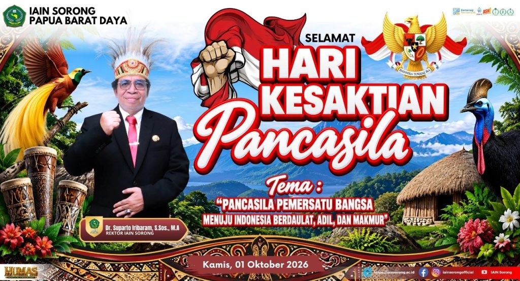 REKTOR IAIN SORONG AJAK CIVITAS AKADEMIKA PERKUAT PANCASILA SEBAGAI PEMERSATU BANGSA